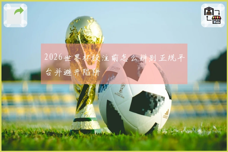 2026世界杯投注前怎么辨别正规平台并避开陷阱