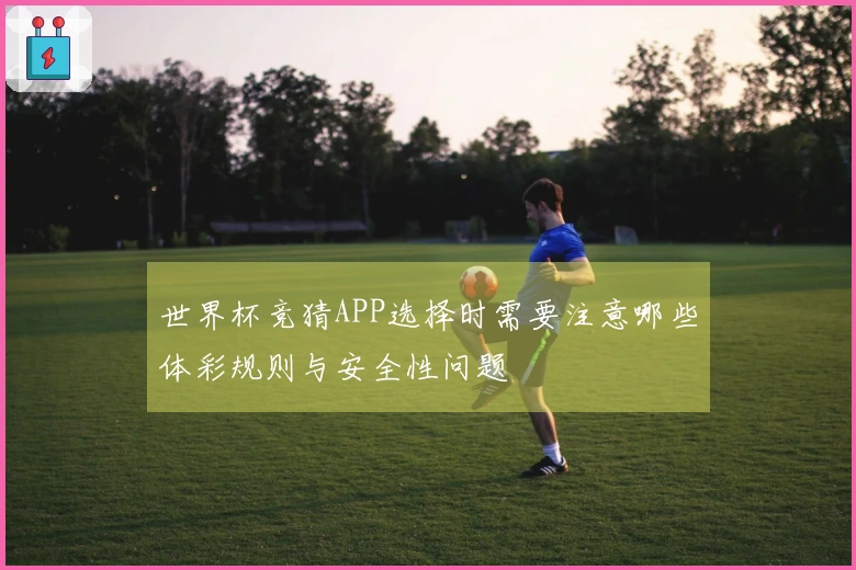 世界杯竞猜APP选择时需要注意哪些体彩规则与安全性问题