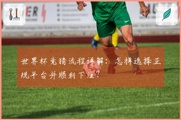 世界杯竞猜流程详解：怎样选择正规平台并顺利下注？