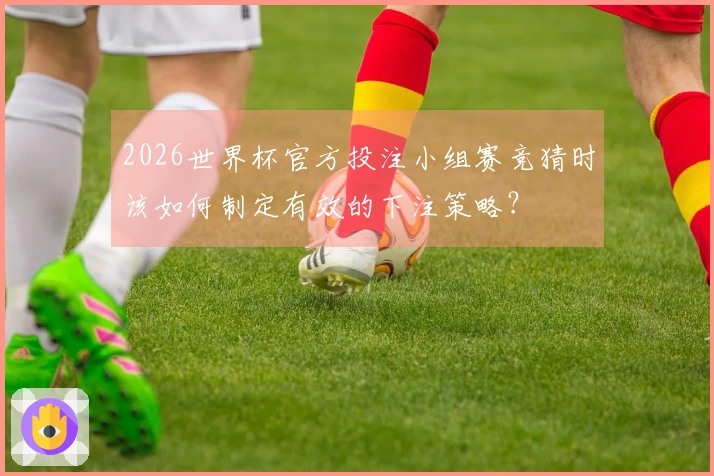 2026世界杯官方投注小组赛竞猜时该如何制定有效的下注策略？